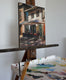 Original art for sale at UGallery.com | Sidewalk Cafe in Spain by Jonelle Summerfield | $675 | oil painting | 14' h x 11' w | thumbnail 3