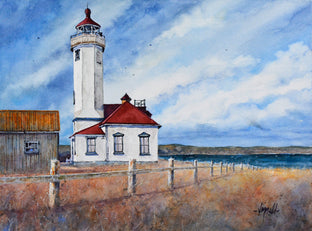 Point Wilson Lighthouse by Judy Mudd |  Artwork Main Image 