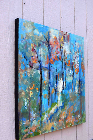 Forest Trail by Kip Decker |  Side View of Artwork 