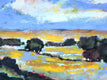 Original art for sale at UGallery.com | Golden Valley by Kip Decker | $2,775 | acrylic painting | 30' h x 40' w | thumbnail 1