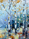 Original art for sale at UGallery.com | Wistful Woods by Lisa Elley | $475 | oil painting | 12' h x 16' w | thumbnail 4