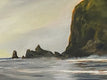 Original art for sale at UGallery.com | Sublime Coast XVII by Mandy Main | $1,000 | oil painting | 12' h x 36' w | thumbnail 4