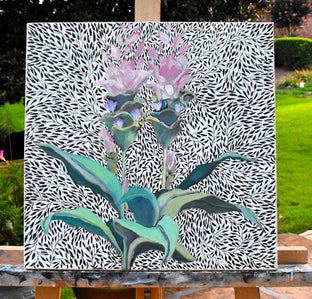 Patterned Floral by Mary Pratt |  Context View of Artwork 