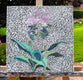 Original art for sale at UGallery.com | Patterned Floral by Mary Pratt | $700 | oil painting | 16' h x 16' w | thumbnail 3