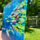 Original art for sale at UGallery.com | Weightless by Nava Lundy | $3,575 | acrylic painting | 40' h x 40' w | thumbnail 2