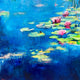 Original art for sale at UGallery.com | Weightless by Nava Lundy | $3,575 | acrylic painting | 40' h x 40' w | thumbnail 1