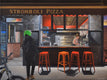 Original art for sale at UGallery.com | Stromboli Pizza by Nick Savides | $2,600 | oil painting | 18' h x 24' w | thumbnail 1