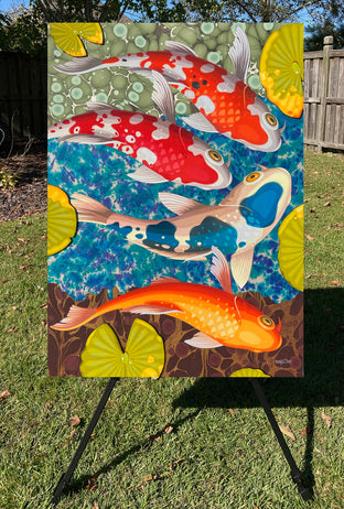 Koi Fun by Rick "Marlowe" Schneider |  Context View of Artwork 