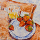 Original art for sale at UGallery.com | Fresh Morning with Strawberries by Samuel Pretorius | $400 | acrylic painting | 14' h x 14' w | thumbnail 1