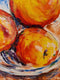 Original art for sale at UGallery.com | Three Nectarines Still Life by Samuel Pretorius | $400 | acrylic painting | 14' h x 14' w | thumbnail 4