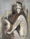 Original art for sale at UGallery.com | Ruminate by Sharon Sieben | $350 | mixed media artwork | 14' h x 11' w | thumbnail 1