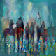 Original art for sale at UGallery.com | A Meeting Of Minds #2 by Kip Decker | $2,200 | acrylic painting | 30' h x 30' w | thumbnail 1