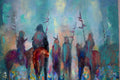 Original art for sale at UGallery.com | A Meeting Of Minds #2 by Kip Decker | $2,200 | acrylic painting | 30' h x 30' w | thumbnail 2