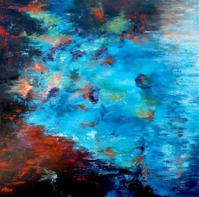 oil painting by Naoko Paluszak titled Reflection IX