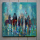 Original art for sale at UGallery.com | A Meeting Of Minds #2 by Kip Decker | $2,200 | acrylic painting | 30' h x 30' w | thumbnail 4