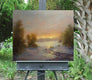 Original art for sale at UGallery.com | Distant Light by Gail Greene | $775 | oil painting | 20' h x 24' w | thumbnail 3