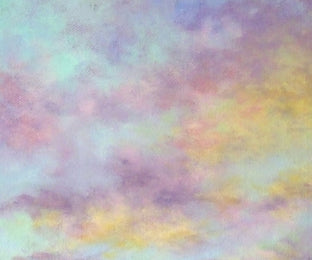 Pink and Amber Sunset by Gail Greene |   Closeup View of Artwork 