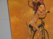 Original art for sale at UGallery.com | Naked Man & Monkey by Krzysztof Iwin | $1,050 | oil painting | 15.75' h x 11.81' w | thumbnail 2