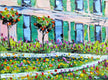 Original art for sale at UGallery.com | Monet in the Spring by Lisa Elley | $300 | oil painting | 9' h x 12' w | thumbnail 1