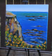 Original art for sale at UGallery.com | My Big Sur by Lisa Elley | $775 | oil painting | 24' h x 24' w | thumbnail 2