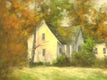 Original art for sale at UGallery.com | House on the Hill by Gail Greene | $400 | oil painting | 12' h x 12' w | thumbnail 4