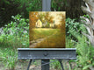 Original art for sale at UGallery.com | House on the Hill by Gail Greene | $400 | oil painting | 12' h x 12' w | thumbnail 3