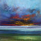 Original art for sale at UGallery.com | Sunset by George Peebles | $600 | oil painting | 20' h x 20' w | thumbnail 1