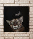 Original art for sale at UGallery.com | Florida Panther by Jan Fontecchio Perley | $1,150 | oil painting | 20' h x 20' w | thumbnail 3