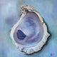 Original art for sale at UGallery.com | Galveston Oyster Shell by Kristine Kainer | $1,075 | oil painting | 20' h x 20' w | thumbnail 1