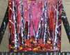 Original art for sale at UGallery.com | Surreal Birch by Lisa Elley | $300 | oil painting | 10' h x 10' w | thumbnail 3