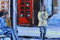 Original art for sale at UGallery.com | New York City by Lisa Elley | $300 | oil painting | 10' h x 8' w | thumbnail 4