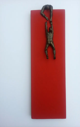 Climbers on Red Rectangle-U2 by Yelitza Diaz |  Context View of Artwork 