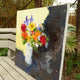 Original art for sale at UGallery.com | My Fair Blossoms by Judy Mackey | $1,125 | oil painting | 30' h x 30' w | thumbnail 2