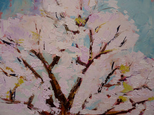 Cherry Tree by Judy Mackey |   Closeup View of Artwork 