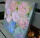 Original art for sale at UGallery.com | Peonies by Judy Mackey | $525 | oil painting | 16' h x 16' w | thumbnail 2