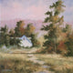 Original art for sale at UGallery.com | Between the Trees by Gail Greene | $325 | oil painting | 12' h x 12' w | thumbnail 1