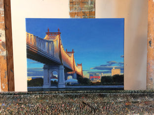 59th Street Bridge at Sunset by Nick Savides |  Context View of Artwork 