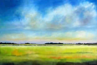 Afternoon Light, Waterway Marsh by Nancy Hughes Miller |  Artwork Main Image 