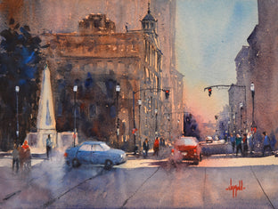 Chilly Commute by Judy Mudd |  Artwork Main Image 