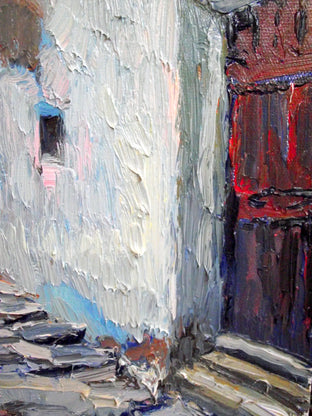 Blue door in the old town by Suren Nersisyan |   Closeup View of Artwork 