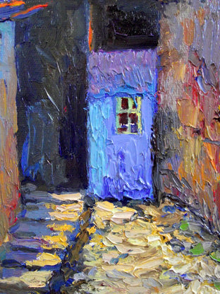 Blue door in the old town by Suren Nersisyan |  Context View of Artwork 