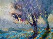 Original art for sale at UGallery.com | Field of Blue Flowers (Early Morning) by Suren Nersisyan | $325 | oil painting | 9' h x 12' w | thumbnail 3