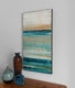 Original art for sale at UGallery.com | Meadow Aura by Lisa Carney | $1,275 | acrylic painting | 38' h x 20' w | thumbnail 2