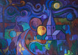 Original art for sale at UGallery.com | Moonlight Sonata by Robert Hofherr | $1,675 | acrylic painting | 30' h x 42' w | thumbnail 1