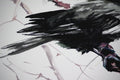 Original art for sale at UGallery.com | Ravens (Horizontal Composition) by Suren Nersisyan | $550 | watercolor painting | 18' h x 24' w | thumbnail 4