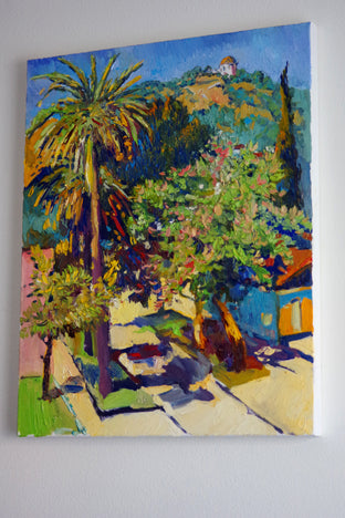 Summer Day in Hollywood by Suren Nersisyan |  Side View of Artwork 