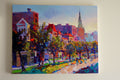 Original art for sale at UGallery.com | 14th Street Washington, DC (Early Evening) by Suren Nersisyan | $1,450 | oil painting | 24' h x 30' w | thumbnail 3