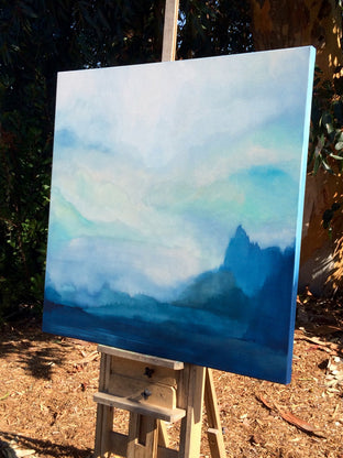 Big Sur (Nacimiento) by Alicia Dunn |  Side View of Artwork 