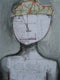 Original art for sale at UGallery.com | Young Cartographer by Libby Ramage | $400 | mixed media artwork | 12' h x 9' w | thumbnail 1