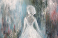 Original art for sale at UGallery.com | Who Are these Angels XXV by Naoko Paluszak | $975 | oil painting | 20' h x 16' w | thumbnail 3